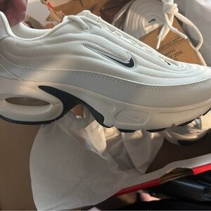 Nike Air White and Black Athletic Shoes
